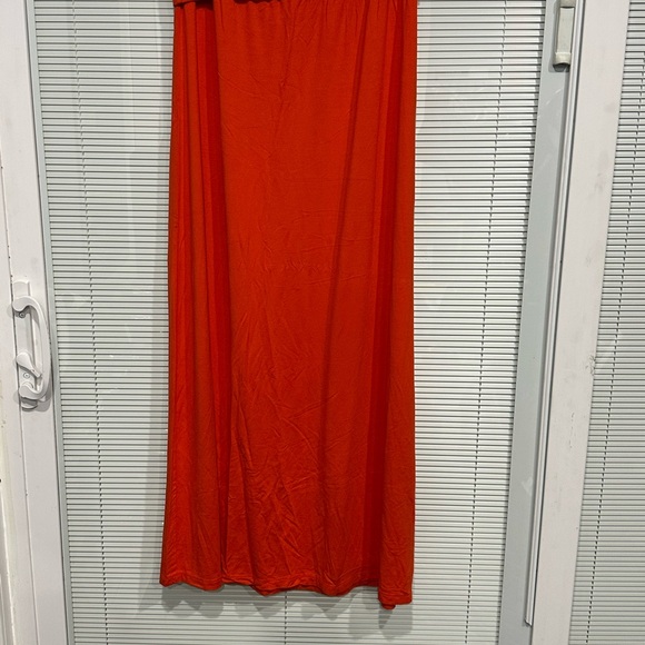 Kenar Vibrant Red Maxi Skirt - Picture 2 of 5